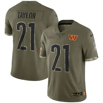 mens nike sean taylor olive washington commanders 2022 salu